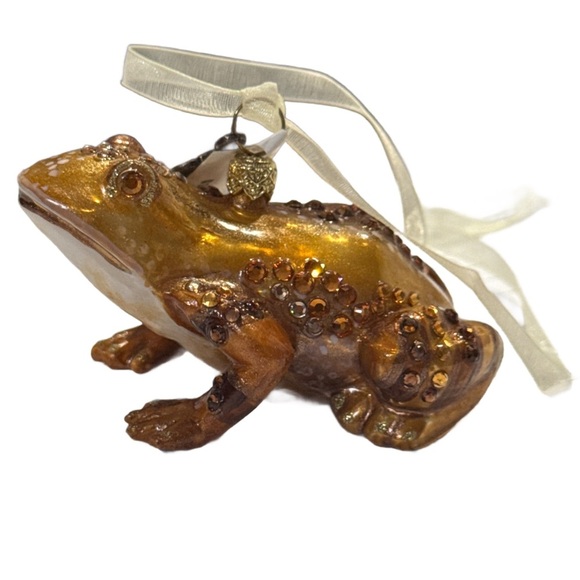 Jay Strongwater Melie Flori frog glass ornament
RARE 
NEW
5071 - Picture 3 of 10